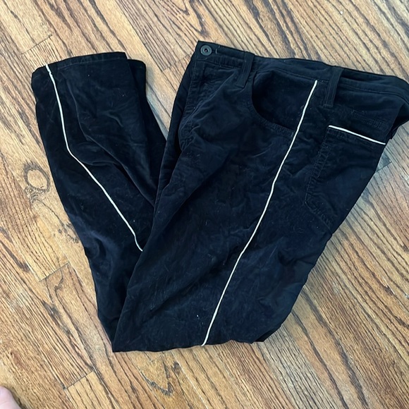 Ag jeans velvet Isabelle Jean with piping - Picture 3 of 6